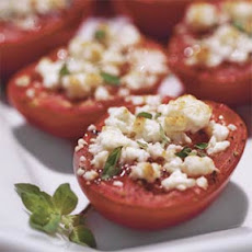 Broiled Tomatoes With Feta Cheese