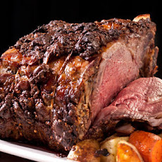 Mustard-Peppercorn Rib Roast Recipe