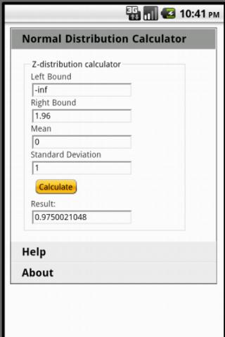 Normal Distribution Calculator