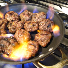 Meatballs Aflame!
