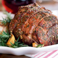 Roast Lamb with Rosemary and Garlic