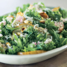 Winter Greens with Roasted Pears and Pecorino