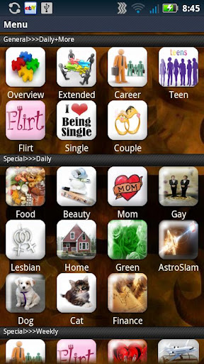 daily-horoscope for android screenshot