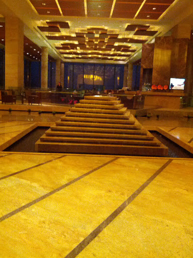 Lobby of the Hyatt Hotel