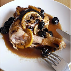 Moroccan Chicken with Olives & Preserved Lemon