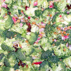 Raw Broccoli Salad (Reduced Calorie/Low Fat)