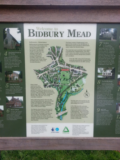 Bidbury Mead Map