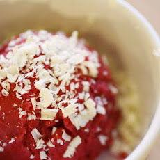 Raspberry-Rose Sorbet with White Chocolate