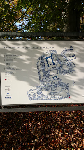Infotafel Schlosspark Gotha