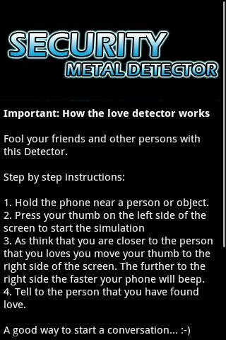 Security Metal Detector