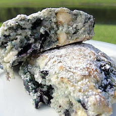 White Chocolate Blueberry Scones
