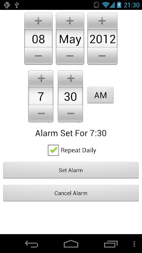 Maths Alarm Clock