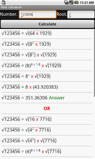 Root Calculator