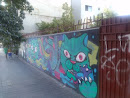 Mural Gato Curico
