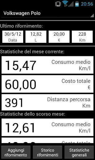 FuelStat Gestione Benzina