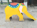 Слон желтый, индийский