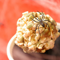 Sweet and Spicy Pepitas Popcorn Balls