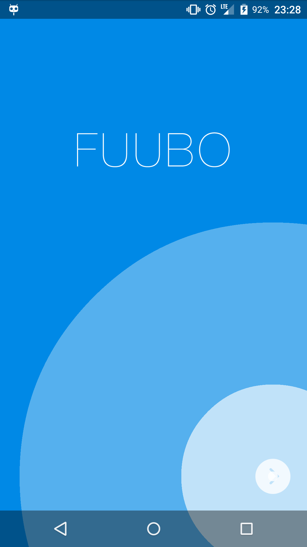 Android application Fuubo微博客户端 screenshort