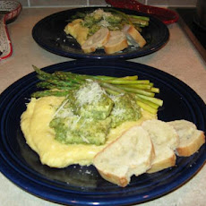 Barbecued Chicken Polenta