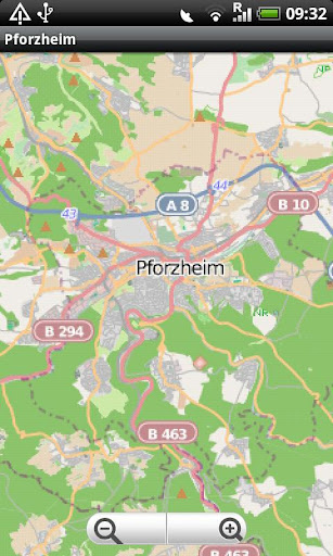 Pforzheim Street Map