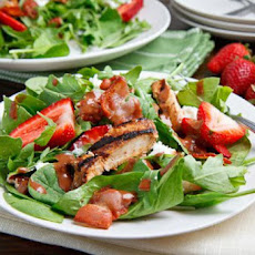 Strawberry and Balsamic Grilled Chicken Salad