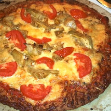 Artichoke and Garlic Pizza