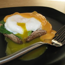 Portabella and Spinach Eggs Benedict