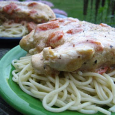 Chicken With Fettuccine