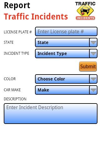 Traffic Incidents Donation App