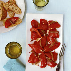 Roasted Red Peppers With Anchovies and Olive Oil
