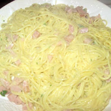 Easy Ham Carbonara