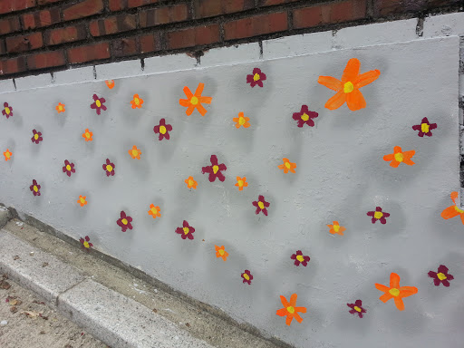 꽃 벽화