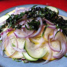 Sicilian Squash Carpaccio