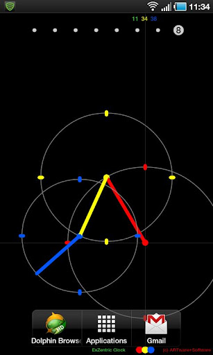 ExZentric Clock Live Wallpaper