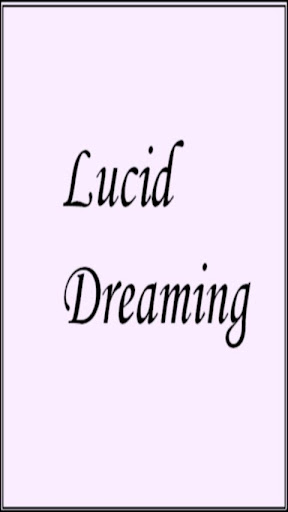 【免費書籍App】Lucid Dreaming....-APP點子