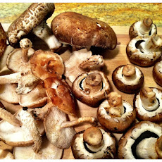 Chunky Mushroom and Asparagus Soup