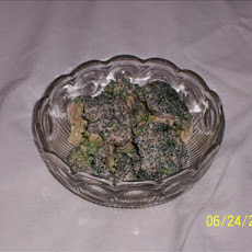 Broccoli in a Sour Cream Tomato Dressing