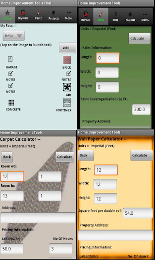 Construction calculators trial