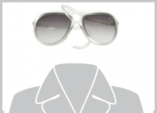 ALeRO GUM Drop Rubber Sunglasses. Grey
