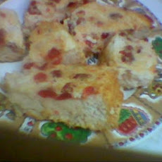 Cherry Angel Food Cake - Homemade