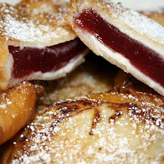 Deep-Fried Cranberry Sauce Fritters
