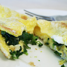 Egg White Omelet With Spinach or Chard
