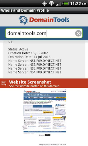 【免費商業App】DomainTools Whois Lookup-APP點子