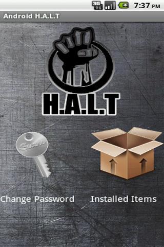 Halt installation blocker