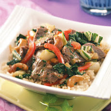 Cashew Curried Beef Recipe