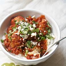 Mexican Pork Meatballs in Tomato-Chipotle Chile Sauce