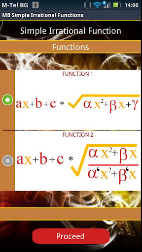 Simple Irrational Function