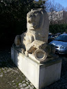 Lion Statue at Parking