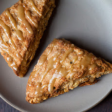 Walnut Sage Scones with Brown Butter Maple Glaze