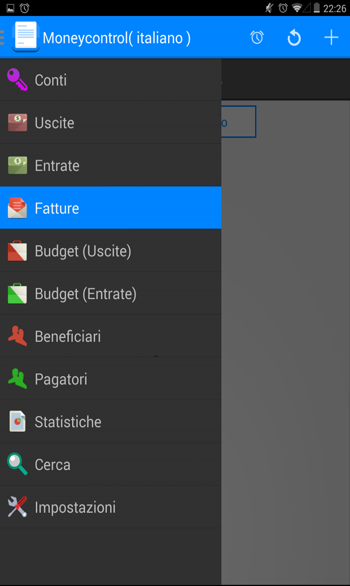 Android application Moneycontrol - Family budget screenshort